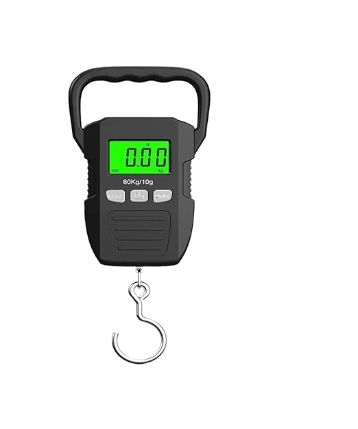 Luggage Weight Scale, 4pcs 60kg/10g LCD Digital Hanging Scale Electronic Weighting Luggage Scale Charging Portable Weighing Balance Tools,for Travel