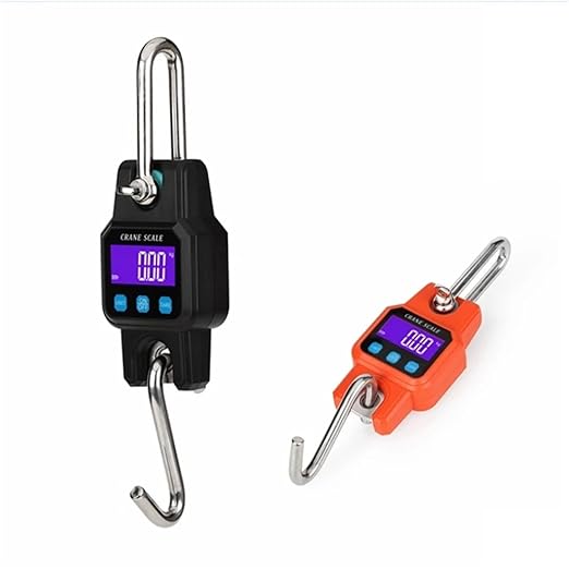 Rechargeable Bluetooth Luggage Scale - 300kg/50g Stainless Steel Hook, Portable Handheld Balance