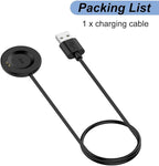 Charger for iTECH Fusion 2/3, Replacement USB Charging Cable Dock for iTech Fusion 2/3 Smart Watch (3.3ft/1m)