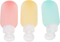 STOBAZA Leak-proof Lotion Sub Bottles and Shampoo Containers 3pcs 60ml Abs Flip-top Travel Refillable Toiletries Bottles for Travel and Personal Care