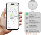 GPS Tracker for Vehicles No Subscription, Real-Time Smart Tracking Devices for Cars Hidden, Key Finder Locator with Sound, with Find My (iOS Only), for Luggage, Pet, Kids, Key, Wallet & More