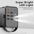 JOKO 70000mAh Power Bank High Capacity 20W PD 3.0 Fast Charging 22.5W Max Large Power Bank,7 Outputs 2 Inputs,LED Display,USB-C Battery Packs for iPhone, Samsung, Outdoors，Camping