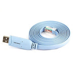 USB to RJ45 Console Cable 2pack, Essential Tool for Cisco, NETGEAR, Ubiquiti, LINKSYS, TP-Link Routers/Switches Connection, Compatible with Windows, Mac, Linux Laptops