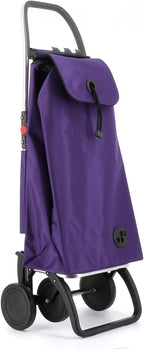 Rolser I-Max MF 4 Wheel Foldable Shopping Trolley - Purple