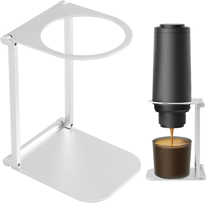 Pour Over Coffee Dripper Stand, Portable Espresso Machine Stand Foldable Aluminum Coffee Dripper Station for Coffice Home Camping