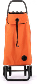 Rolser I-Max MF 4 Wheel Foldable Shopping Trolley - Orange
