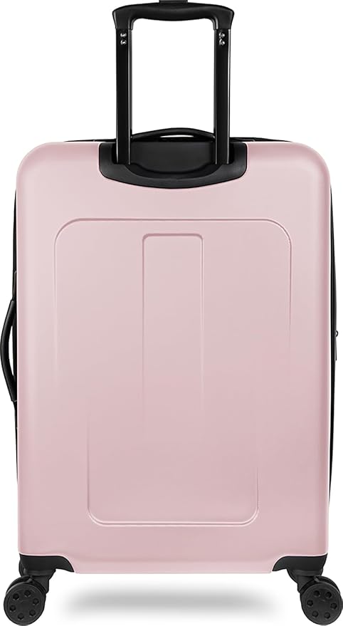Expandable Hardsided Spinner (Pink, 3 Piece Set (28", 24", 19")