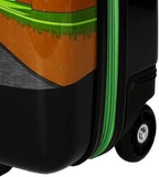 Bioworld Minecraft Cliffside Creepers Youth 18" 2-Wheeled Hardside Luggage