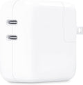 Apple 35W Dual USB-C Port Power Adapter: Fast and Convenient Charging, Type C Wall Charger