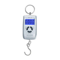 Luggage Weight Scale, 4pcs 45kg/10g Portable Hanging Scale LCD Digital Luggage Suitcase Scale Handled Travel Baggage Bag Weighting Hook Scales,for Travel(Silver)