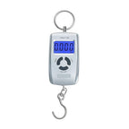 Luggage Weight Scale, 4pcs 45kg/10g Portable Hanging Scale LCD Digital Luggage Suitcase Scale Handled Travel Baggage Bag Weighting Hook Scales,for Travel(Silver)