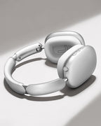 Wentronic Y02 Active Noise Cancelling Headphones, Wireless Over-Ear Bluetooth 5.4 Headphones, Multiple Modes, 60H Playtime, Hi-Res Audio, Big Bass, Foldable Lightweight for Travel Home Office, Silver