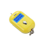 Luggage Weight Scale, 5pcs 25kg Digital Hanging Scale Portable Hook Scale Electronic LCD Travel Suitcase Luggage Bag Weight mini Scales,for Travel(Yellow)