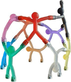 MAGMEN Airplane & Road Trip Toy 10-Pack Opaque Colors - Quiet Travel Activities for Kids - Sensory Magnetic Fidget Toys for Car, Airplane, & Restaurants - STEM Building Figures8 | Screen-Free Fun