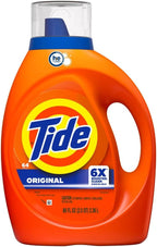 Tide Laundry Detergent Liquid, Original Scent, 64 Loads, 80 FL OZ, Works on 100% of Common Stains, Laundry Soap, Liquid Laundry Detergent