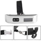 Travel with Confidence: Compact Handheld Luggage Scale with LCD Backlight T-Shaped Design & High Precision Weighing up to 110lbs - Ideal for Frequent Travelers & Backpackers Weighing
