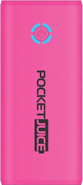 Tzumi tzumi PocketJuice Mini Portable Charger - 4,000 mAh High-Speed Single USB Port - Compatible with All iPhone and Android Devices & Includes Mini Android-Compatible Micro-USB Cable (Pink) (2)