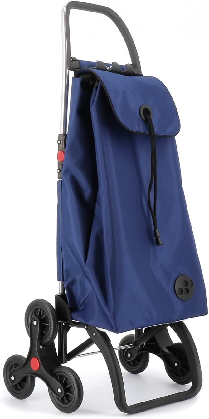 Rolser I-Max MF 6 Wheel Stair Climber Foldable Shopping Trolley - Klein