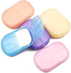 500 Sheets Colorful Disposable Soap Paper,5 Boxes Hand Cleaner Fragrance Mini Color Soap Papers for school Indoor,Outdoor,Travel,Camping Hiking,Paper Soaps for Travel,Foot and Hand Care