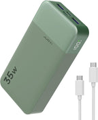 JUOVI Power Bank Portable Charger 20000mAh 35W Fast Charging, PD 3.0 QC 4.0 Phone Charger with LED Display, Travel Battery Pack 2 USB C 2 USB A Ports for iPhone 16/15/14 Series, Galaxy, iPad