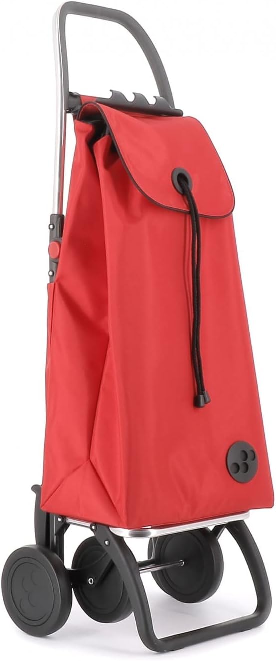 Rolser I-Max MF 4 Wheel Foldable Shopping Trolley - Red