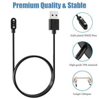 VeryFit Smartwatch Charger, Magnetic Charging Cable for SKG V7/V7 Pro/R8, ID205L, TOZO S2 S3, Umidigi Uwatch 3S 3 2S 2 / Urun/Uruns/Ufit, IDW26 /25/23/21/19/17/16 / 15/13 Smart Watch
