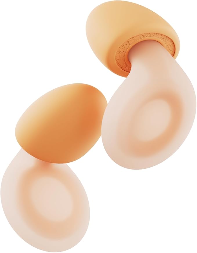 Loop Dream – Silicone/Memory Foam Earplugs for Sleep Comfort | Comfortable Ear Plugs for Muffling Snoring & Sleeping | Customized Fit | 27dB (SNR) Noise Reduction