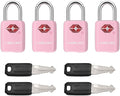 SURE LOCK Mini TSA Approved Keyed Luggage Lock – One Key Opens All, Fits Tight Zipper Gaps & Small Pull Holes, Compact Travel Lock for Suitcases, Backpacks & Handbags