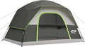 CAMPROS CP Camping Tent 2/4/6 Person, Waterproof Windproof Double Layer Dome Tent, Easy Setup with Large Mesh Windows & Wide Door for Outdoor Camping Backyard