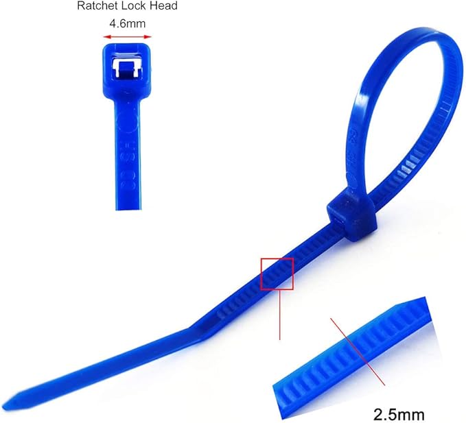 HS Small Colored Zip Ties 6 Inch 600pcs Multi-Color Zip Wire Tie for Deco Mesh Wreath Supplies,Colorful Plastic Ties Yellow, Black,White,Blue,Red,Green for Cord Management