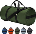 75L Hauler Duffel Bag, Heavy-Duty Gear Bag, 1050D Tuff Cloth, Diamond Ripstop, Reinforced Stitching - Green (14" x 30")