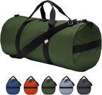 75L Hauler Duffel Bag, Heavy-Duty Gear Bag, 1050D Tuff Cloth, Diamond Ripstop, Reinforced Stitching - Green (14" x 30")