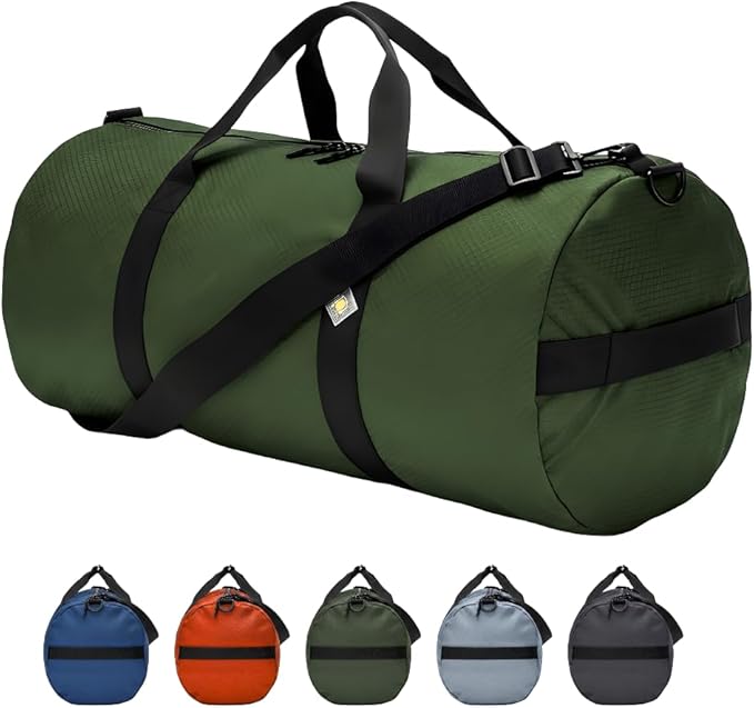 75L Hauler Duffel Bag, Heavy-Duty Gear Bag, 1050D Tuff Cloth, Diamond Ripstop, Reinforced Stitching - Green (14" x 30")