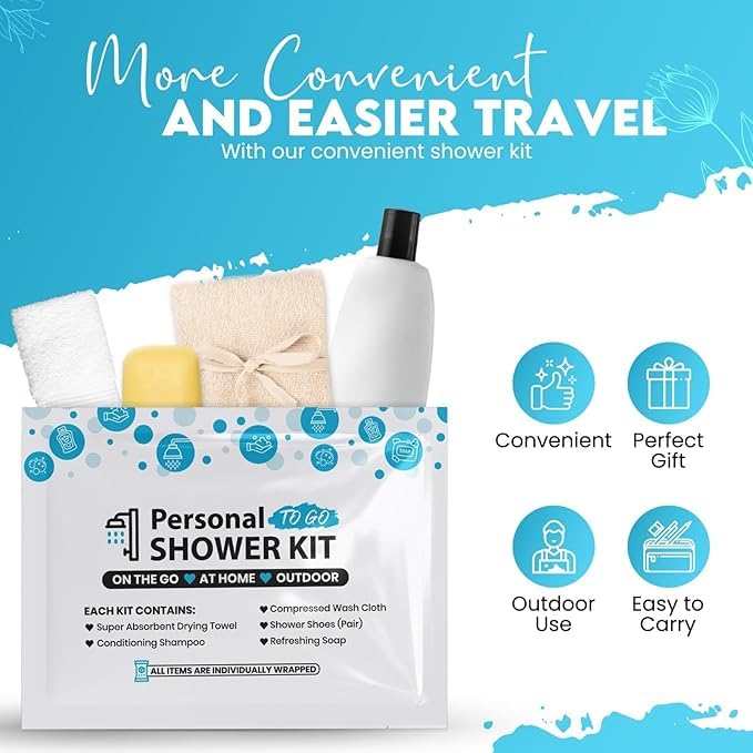 Compact Personal Shower Kit To-Go– Your Hygiene Companion for Travel, Gym, and Outdoor Adventures (5)