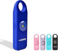 Rechargeable Personal Safety Alarm, 130dB Emergency Siren with LED Flashlight, Portable Keychain for Women, Kids, Elderly, Night Running & Travel (Navy Blue)