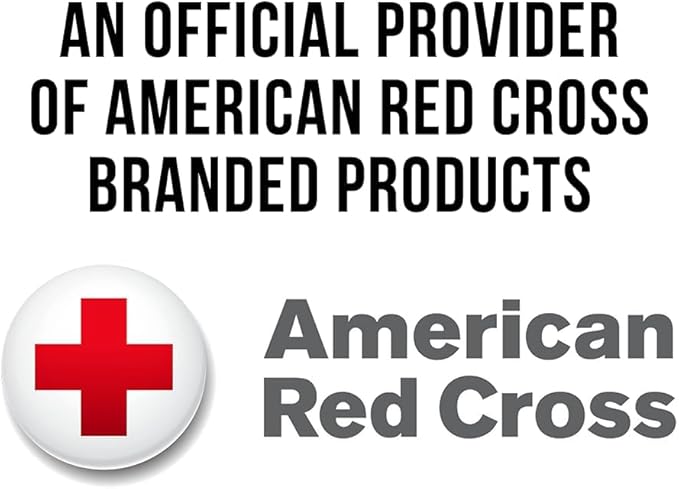 American Red Cross Officially Licensed Product, First Aid Kit, 73 Piece Emergency Medical Supplies to Treat Minor Injuries