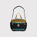Topo Designs Mountain Cross Bag, Functional + Flexible Briefcase, Removable Shoulder Strap, Fair Trade (Mustard/Forest)