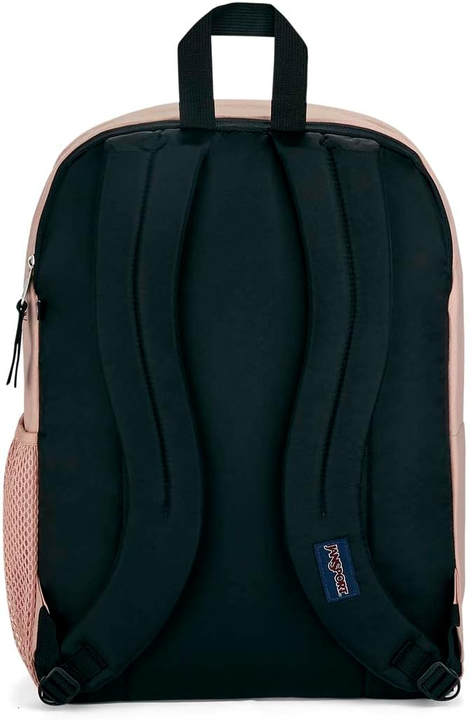 JanSport Laptop Backpack - Computer Bag with 2 Compartments, Ergonomic Shoulder Straps, 15” Laptop Sleeve, Haul Handle - Misty Rose