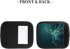 Abstract Galaxy Fairy 2 Pack Luggage Handle Wrap Set of Neoprene Luggage Tags for Suitcases Bag Strap Wrap Cover Travel Airplane Accessories Covers Markers Sleeve Grips Identifiers Cruise