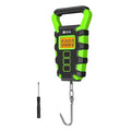 50Kg Hanging Scale with Ruler Digital Portable Fish Hook Electronic Weighting Luggage Scale LED Display Balance(Green)