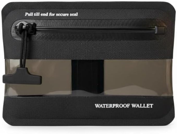 Heavy Duty Airtight Wallet Submersible Waterproof Wallet Protection for Keys, Cards