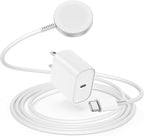 1Pack for Apple Watch Charger Cable, 3FT USB C to Magnetic Fast i-Watch Charging 20W, Compatible with Watch Series Ultra/9/8/7/6/SE/SE2/5/4/3/2 - White
