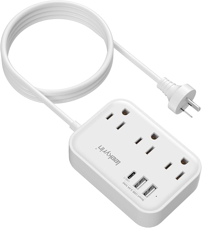 Australia Power Plug Adapter, New Zealand Power Adapter with 3 Outlets 3 USB Charging Ports (1 USB C), Type I Travel Plug for US to New Zealand China Argentina Fiji AU