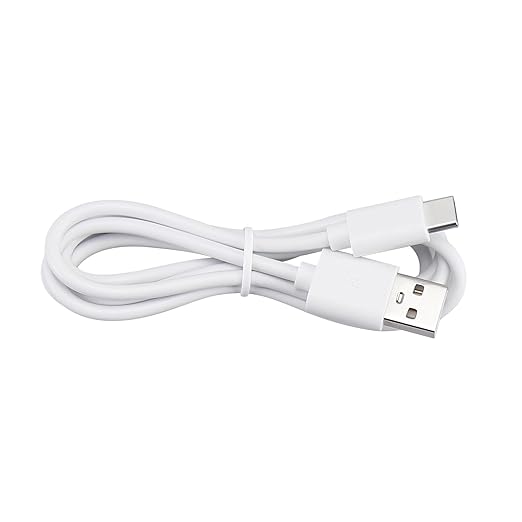 Smays USB to USB C Cable 3ft 5-Pack, Type C Phone Charger Cord Bulk, White