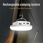 Tent Light 4500 Lumen, Camping Lantern Portable Rechargeable LED, Super Bright Magnetic Hanging Camping Light with 3 Color Modes & Stepless Dimming for Canopy, Tent, Emergency, Home & Travel（White）