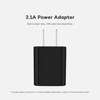 USB Wall Charger, AILKIN 2.1A Dual Port Portable Universal USB Wall Charger Adapter Box for iPhone 17 16 15 14 13 12 Mini Pro Max SE 11 XS Plus, Samsung Galaxy A04S A14 S22 S21, Google Pixel 7 7a 6 6a