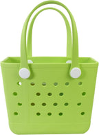 Lightweight Extra large Rubber Beach Bag Small mini Tote Bag for Gym Waterproof medium Open Handbag for Pool Sports
