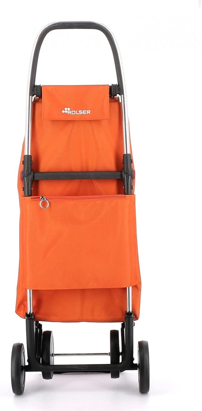 Rolser I-Max MF 4 Wheel Foldable Shopping Trolley - Orange
