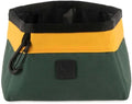 P.L.A.Y. Landscape Series Collapsible Dog Water & Food Bowl - Great Dogs, Travel, On-the-go, Hiking, Outdoors - Portable, Folds Flat, Waterproof, Easy Clean, 2.3L Capacity (Moss)