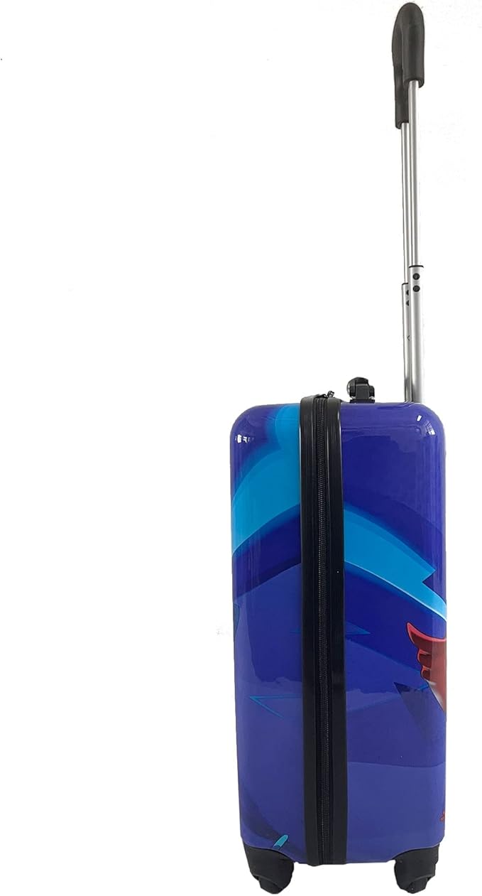 Fast Forward PJ Mask Suitcase for Kids, Luggage for Toddlers, 20 Inch Hard-Sided Tween Spinner Suitcase, PJ Masks Kids Carry-On Luggage with Wheels